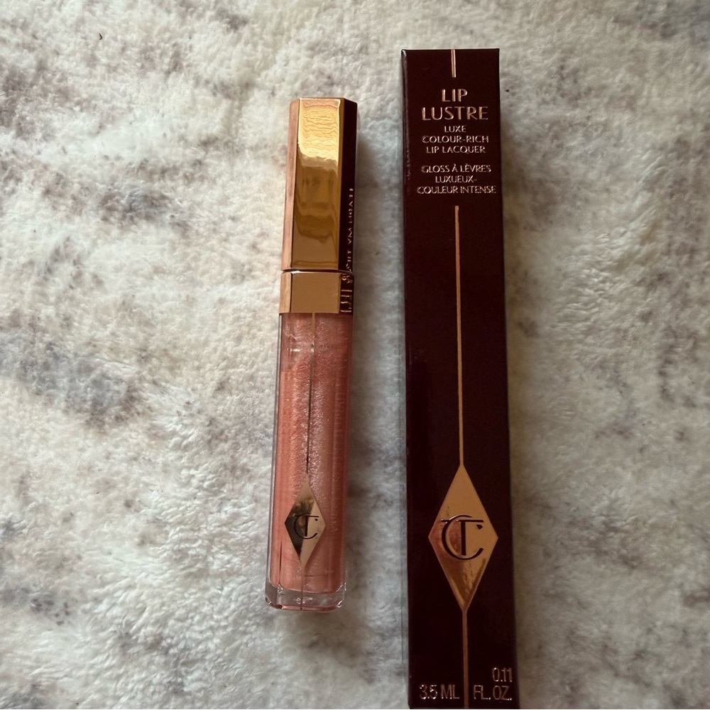 NEW full size Charlotte Tilbury LIP LUSTRE in nude shade BLONDIE - lip gloss